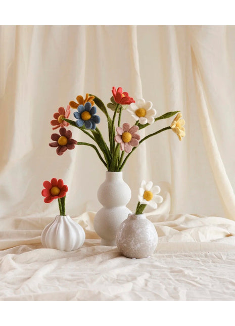 Gry & Sif kleine anemoon met blad meloen 17cm