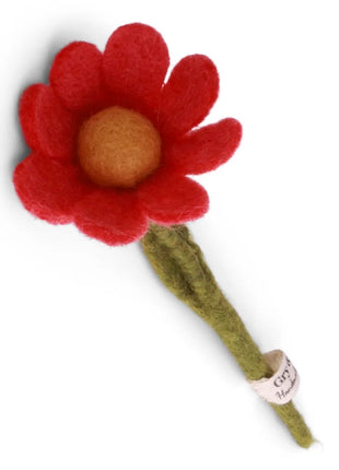 Gry & Sif kleine anemoon met blad meloen 17cm