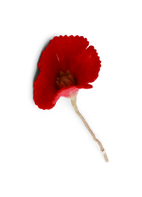 21836 Gry & Sif Poppy Flower - klaproos - Rood