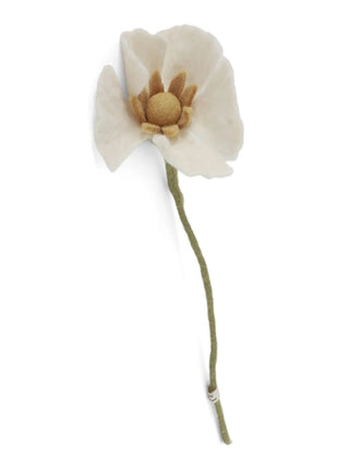 Gry & Sif Poppy Flower - klaproos - wit