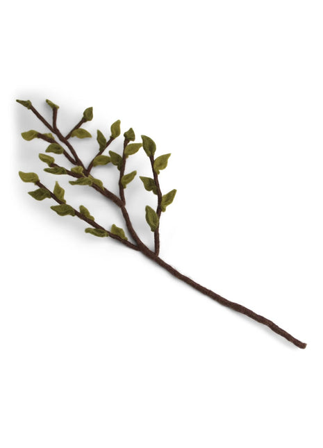 Gry & Sif vilten tak groene bladeren 62 cm