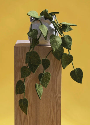 Gry & Sif vetplant tak groen blad vilt 80cm