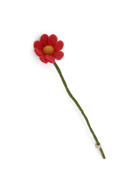 14535 Gry & Sif vilten bloem anemoon meloen 30 cm