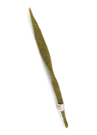 Gry & Sif Grasstro kleine groene vilten tak 26cm