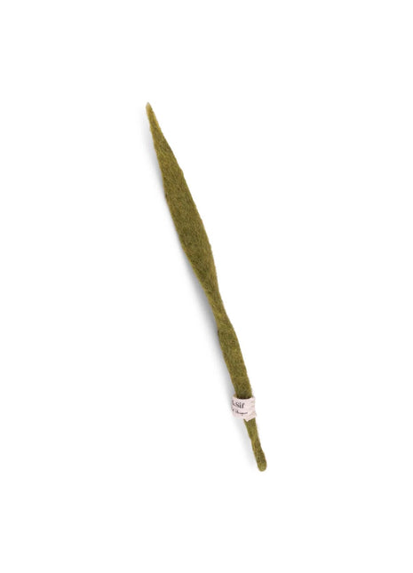 Gry & Sif Grasstro kleine groene vilten tak 26cm