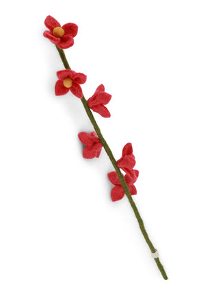 Gry & Sif vilten tak bloemen op steel meloen 43 cm