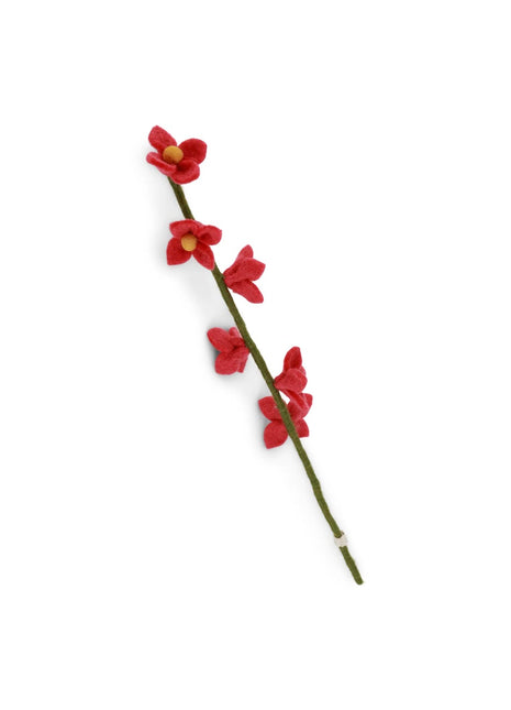 Gry & Sif vilten tak bloemen op steel meloen 43 cm