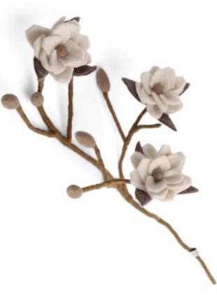 Gry & Sif vilten tak magnolia met knoppen 64 cm