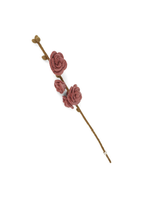 Gry & Sif vilten tak met rozen roze 50 cm