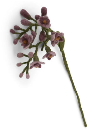 Gry & Sif Wisteria vilten tak dusty paars