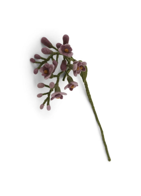 Gry & Sif Wisteria vilten tak dusty paars