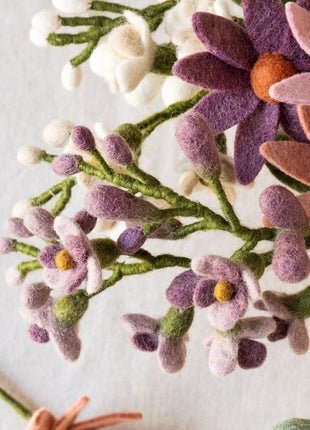 Gry & Sif Wisteria vilten tak dusty dusty paars