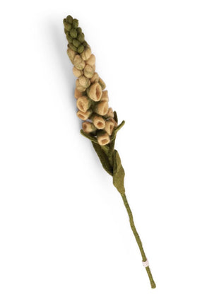 Gry & Sif Vingerhoedskruid lichtgeel vilten bloem