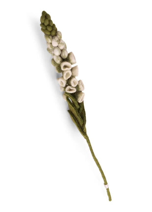 Gry & Sif Vingerhoedskruid wit vilten bloem