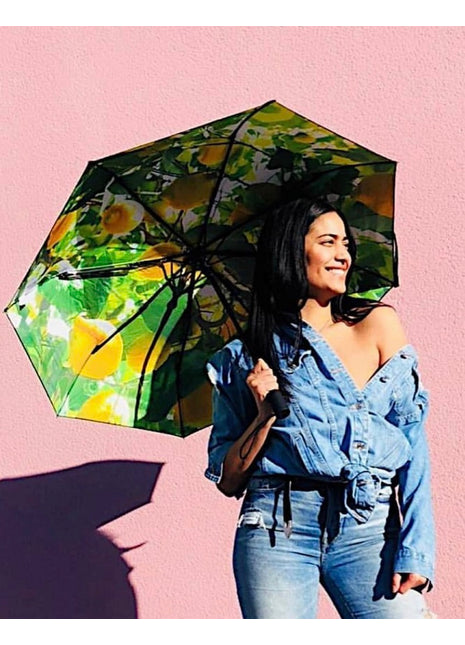 HS093 HappySweeds opvouwbare paraplu lemon