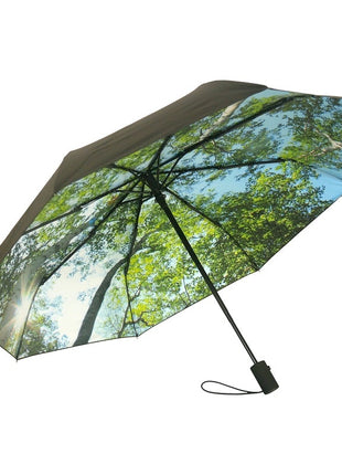 HS050 HappySweeds opvouwbare paraplu volautomatisch, forest