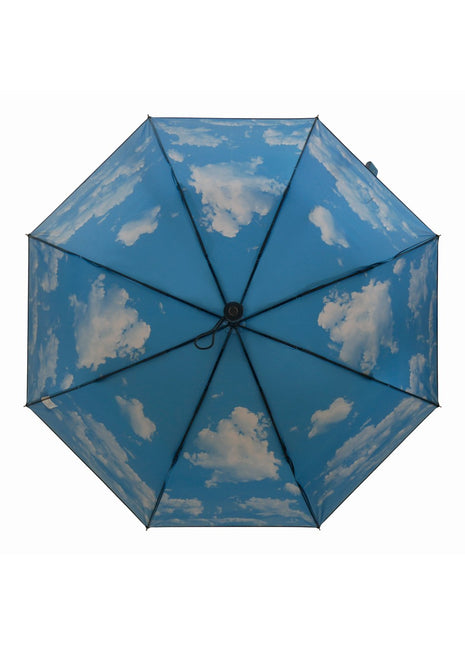 HS0007 HappySweeds opvouwbare paraplu volautomatisch, sky lake