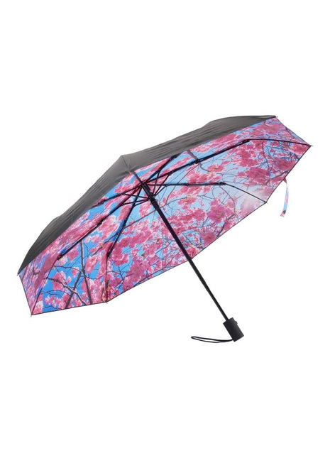 HS181 HappySweeds opvouwbare paraplu volautomatisch, cherry