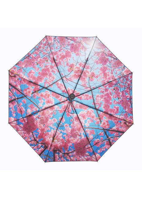 HS181 HappySweeds opvouwbare paraplu volautomatisch, cherry