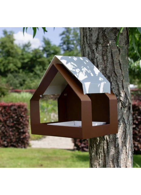 Heeej Barn wall vogelvoederhuis / birdfeeder bruin