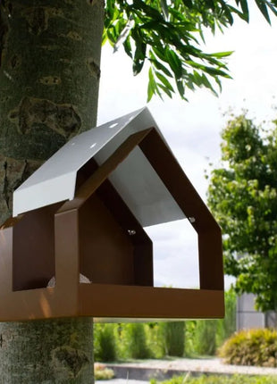 Heeej Barn wall vogelvoederhuis / birdfeeder bruin