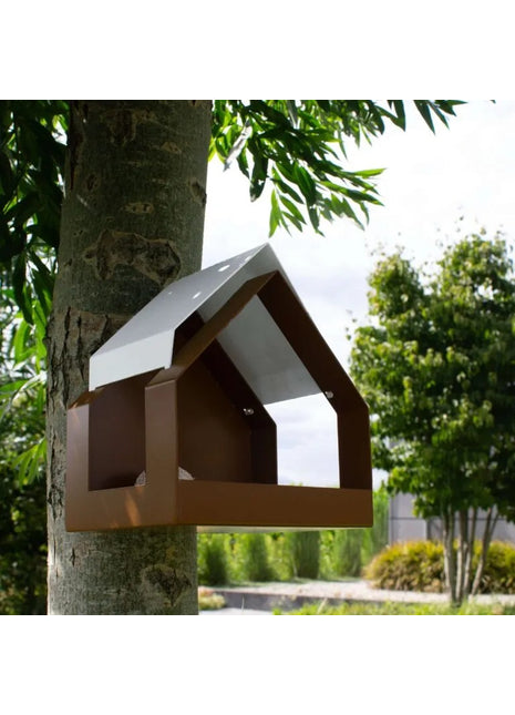 Heeej Barn wall vogelvoederhuis / birdfeeder bruin