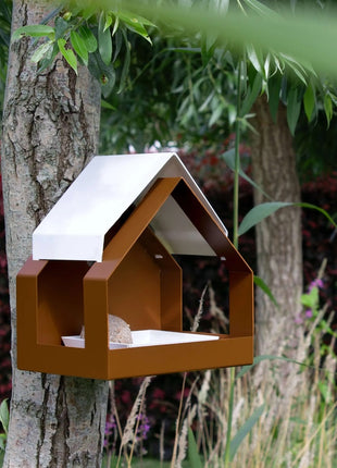 Heeej Barn wall vogelvoederhuis / birdfeeder bruin