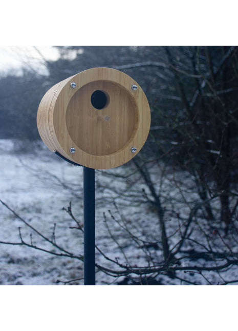 Heeej fly inn vogelhuisje / nestkastje bamboo staand