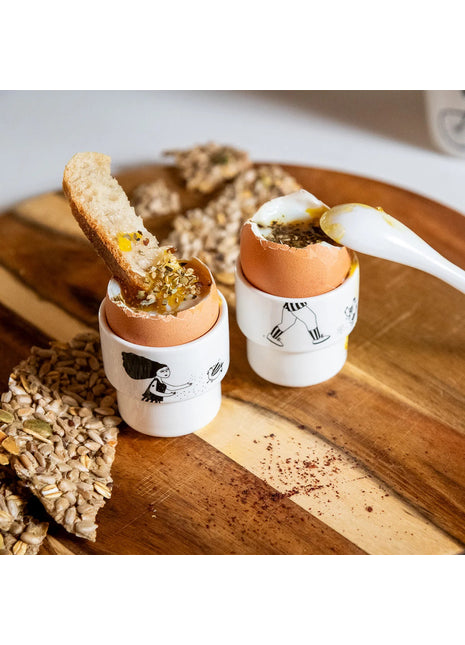 Helen B eierdop feeding the chicks stapelbaar (set 2 stuks)