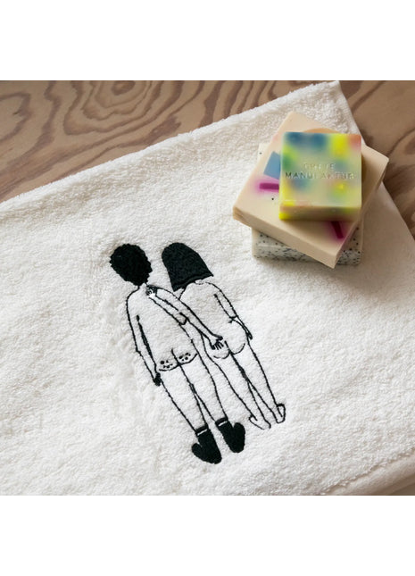 Helen B gastendoek Naked Couple Back - 2 stuks