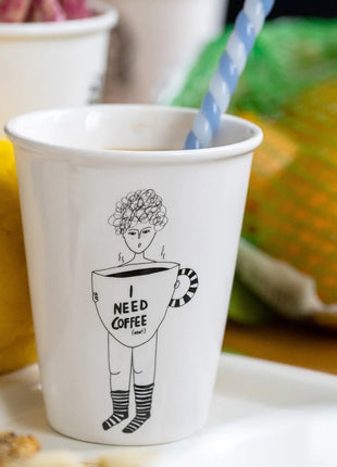 Helen B mok / beker I need coffee now