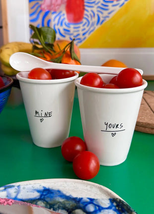 Helen B mok / beker yours mine