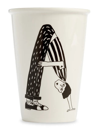 Helen B mok / beker XL zwarte pentekening