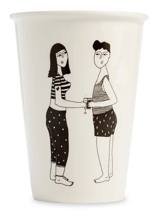 Helen B mok / beker XL H 320 ml tekening