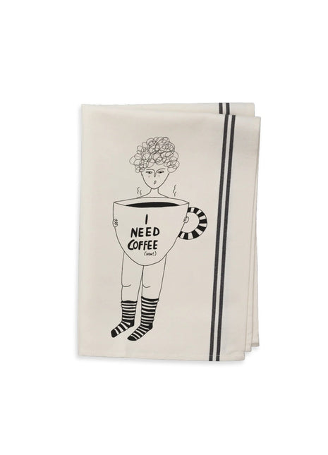 Helen B theedoek / keukendoek I need coffee now