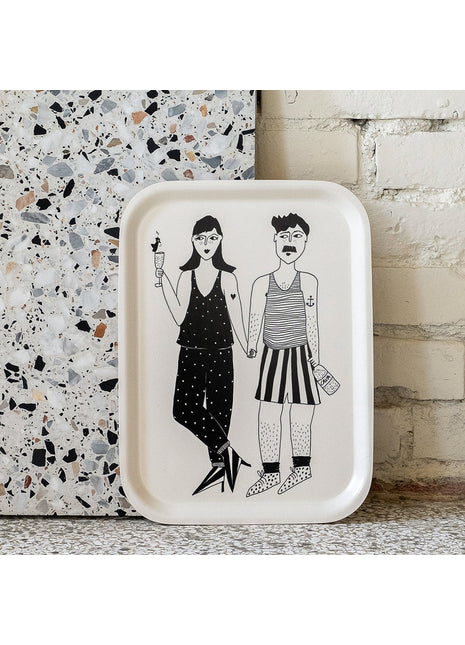 Helen B dienblad / tray Apero couple