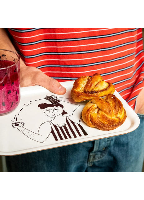 Helen B dienblad / tray Vic and his Bialetti