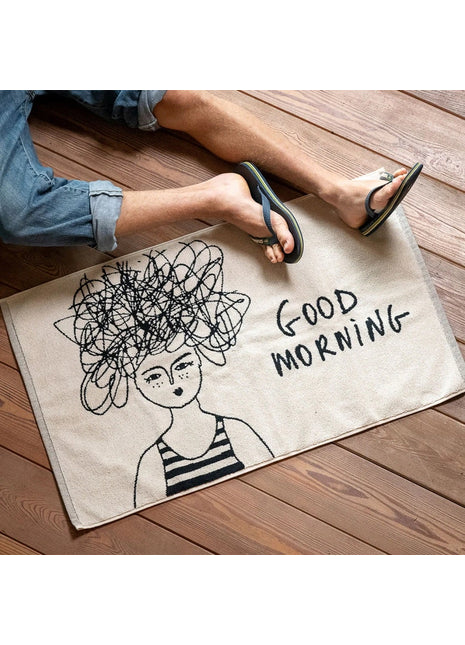 Helen B badmat good morning