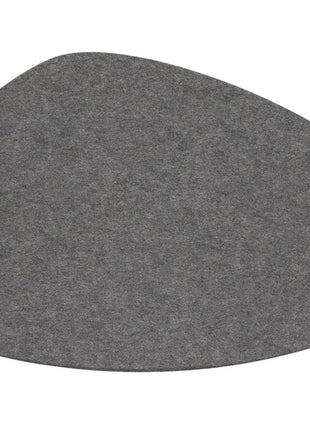 HEY-SIGN Stone vilten placemat antraciet 44x38 5mm