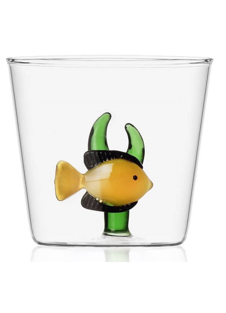 09352056 Ichendorf Marine Garden waterglas gele vis, groen zeewier