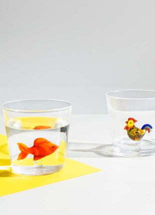 Ichendorf Animal Farm tumbler / waterglas goudvis