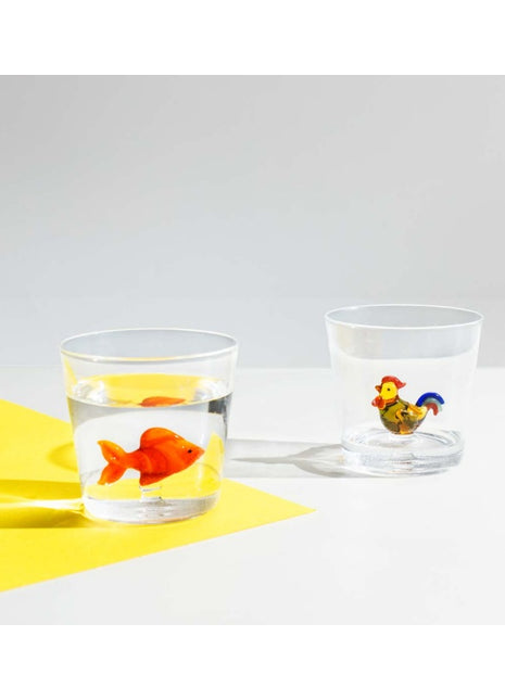 Ichendorf Animal Farm tumbler / waterglas goudvis