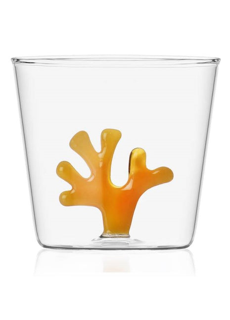 09352049 Ichendorf Coral Reef waterglas / glas oranje koraal