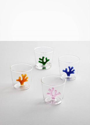 09350250 Ichendorf Coral Reef waterglas / glas lila koraal