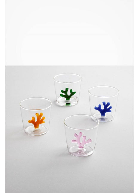 09352049 Ichendorf Coral Reef waterglas / glas oranje koraal