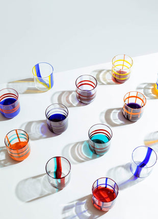 Ichendorf Gesti tumbler waterglas bordeaux / licht turquoise 350 ml