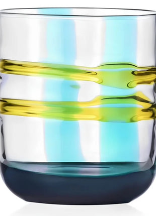 09313165 Ichendorf Gesti tumbler waterglas turquoise / geel 350 ml