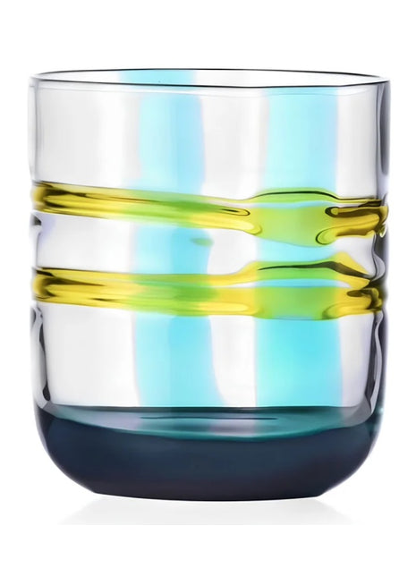09313165 Ichendorf Gesti tumbler waterglas turquoise / geel 350 ml