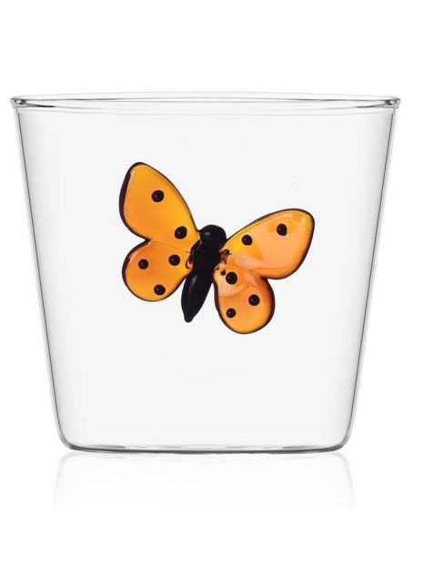 09352045 Ichendorf Garden Picnic tumbler / glas oranje vlinder