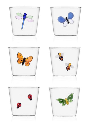 09352045 Ichendorf Garden Picnic tumbler / glas oranje vlinder